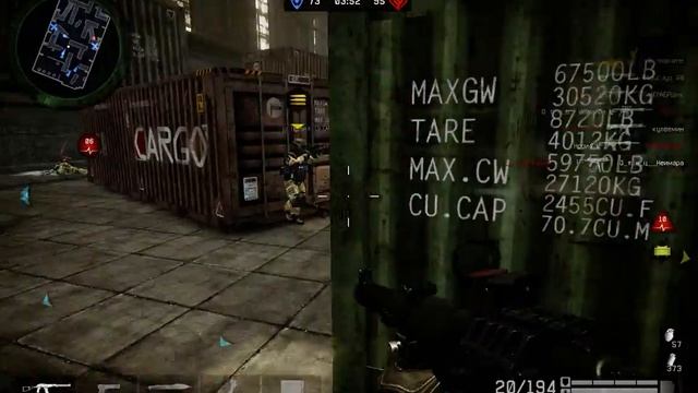 Warface очеденой читер на ангаре!