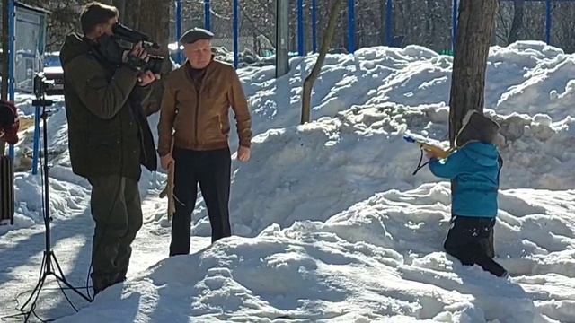 Федя снимается для передачи "Следствие вели с Леонидом Каневским. Реконструкция.