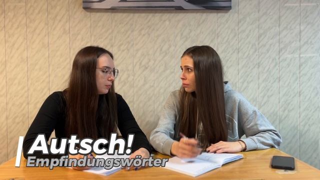 Interjektionen "Autsch"
