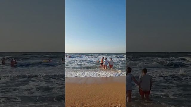 Голубицкая! 16.07.2024 вечер,море волнуется!