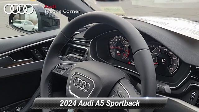 New 2024 Audi A5 Sportback S line Premium Plus, Vienna, VA 24A0485