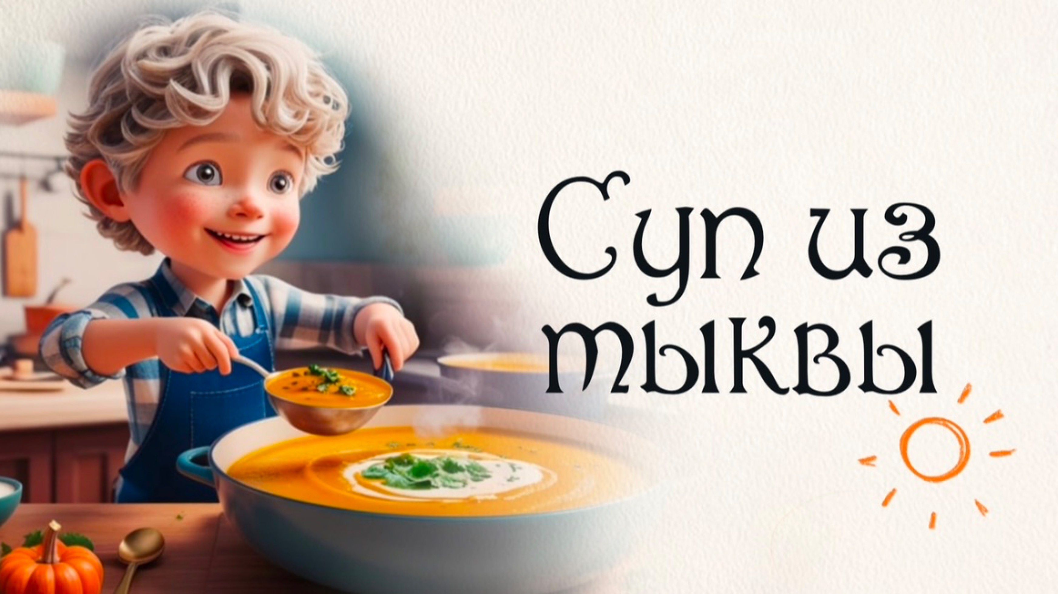 Вкусный и полезный тыквенный суп пюре всего за 20 минут ☀️