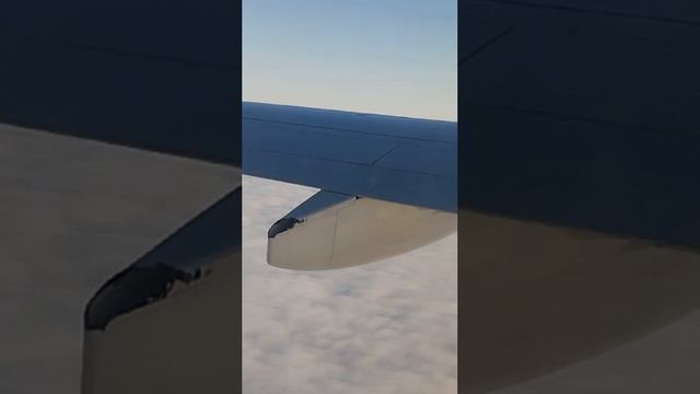 Кадры перед падением упавшего самолёта в крыле огромная дыра!