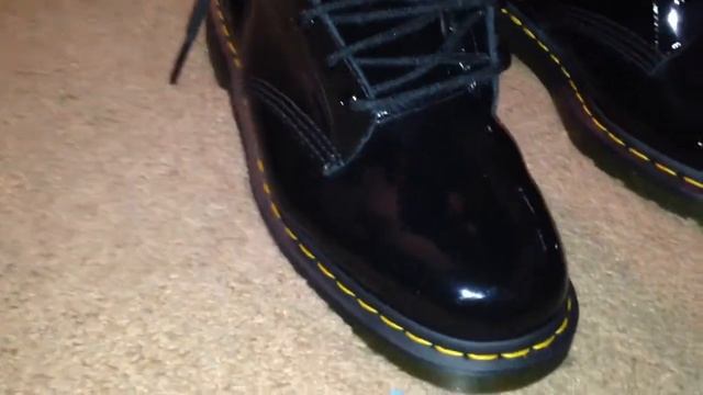 Dr.Martens 1460 Black Patent " On Feet "