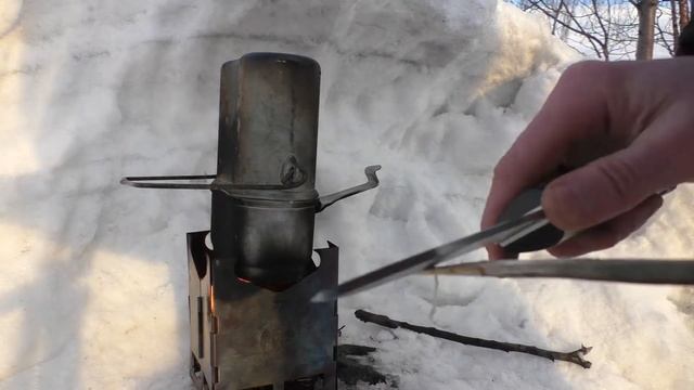 Испытание масленой горелки. "Кудлик" (Oil lamp, Kudlik) лучше спиртовой горелки?