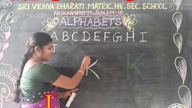 SRI VIDHYA BHARATI MHSS, NEIKARAPATTI, SALEM 10 #ENGLISH ALPHABETS#