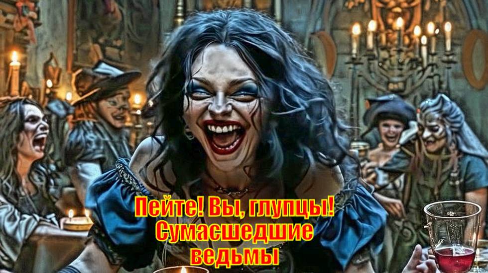 Пейте! Вы, глупцы! Сумасшедшие ведьмы