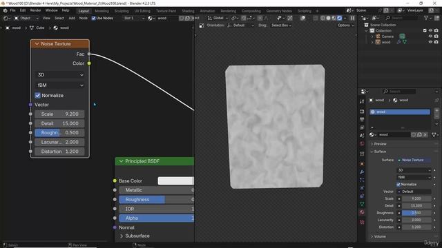 2 -Creating a wood shader