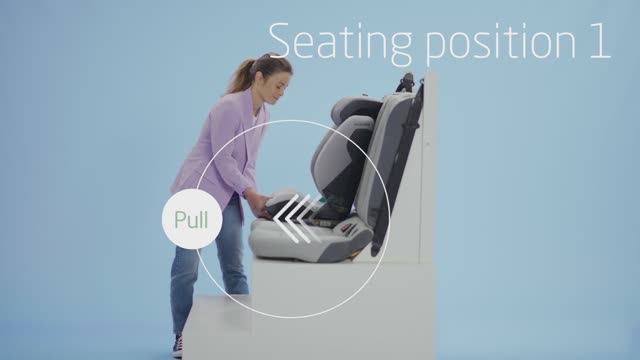 Как откинуть спинку в автокреслах Maxi-Cosi RodiFix Pro, Pro 2, S и S Comfort