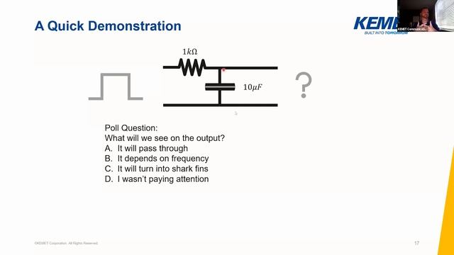 KEMET Electronics: KEMET Webinar ｜ So You Think You Understand Capacitors