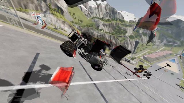 Monster Truck VS Twisting Hammer | BeamNG.Drive