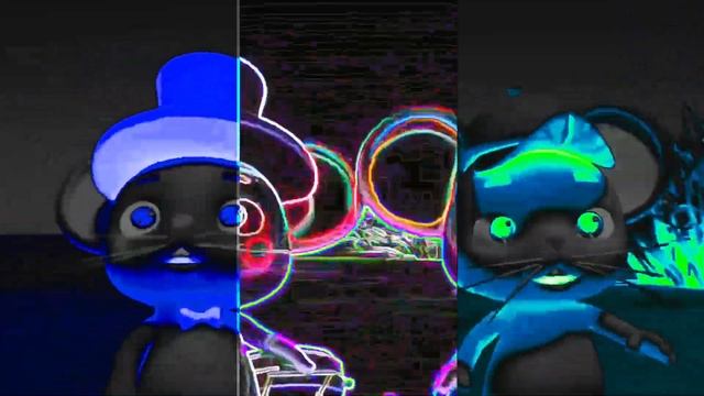 THE COUNTRY MOUSE AND THE CITY MOUSE - LIFE OF MOUSE - BLUE NEON GREEN - THREE SIDES CHANNEL