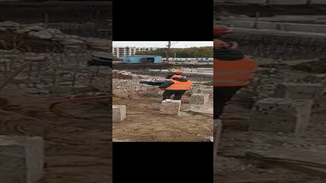 Сваерезка в паре с автокраном