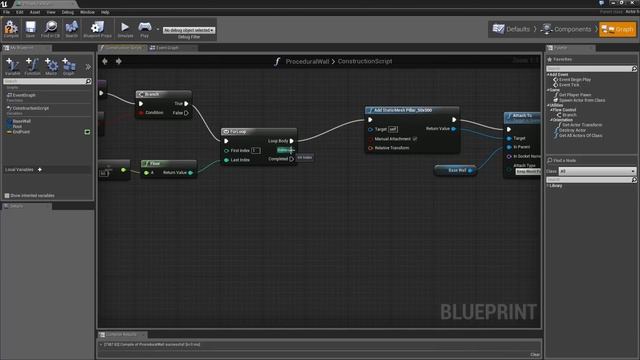 Основы Blueprints в Unreal Engine | #10 Циклы в левел дизайне и constraction script