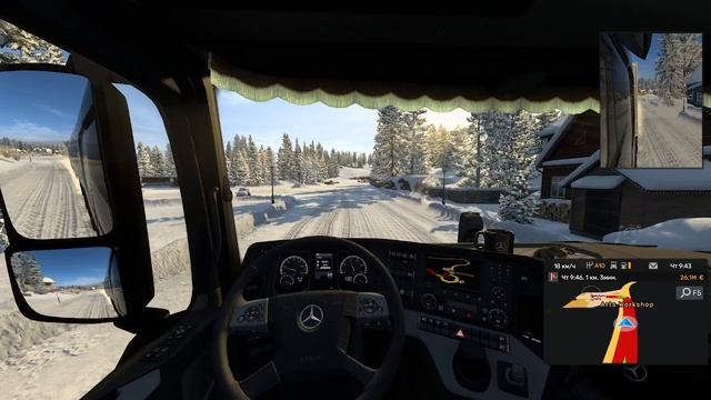 Euro Truck Simulator 2 Новогодние подарки в Португалию! ))