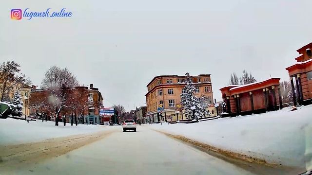 Луганск зима 2021 январь