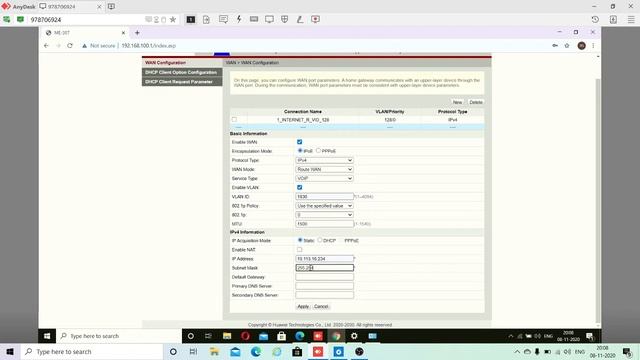 ANDA TELECOM ONU Step by step Configuration