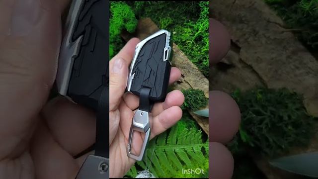 Металлический чехол для ключа BMW серебро