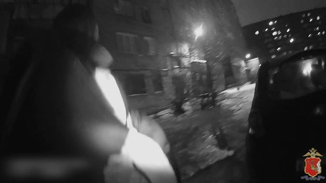 В Вологодской области сотрудники ППС задержали дебошира, повредившего колёса патрульной машины