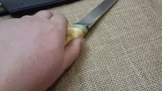 Сделал нож из стали N690