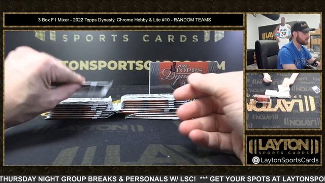 LEWIS HAMILTON 1/1! 3 Box F1 Mixer - 2022 Topps Dynasty, Chrome Hobby & Lite #10