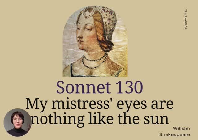 Sonnet 130 Shakespeare па-беларуску
