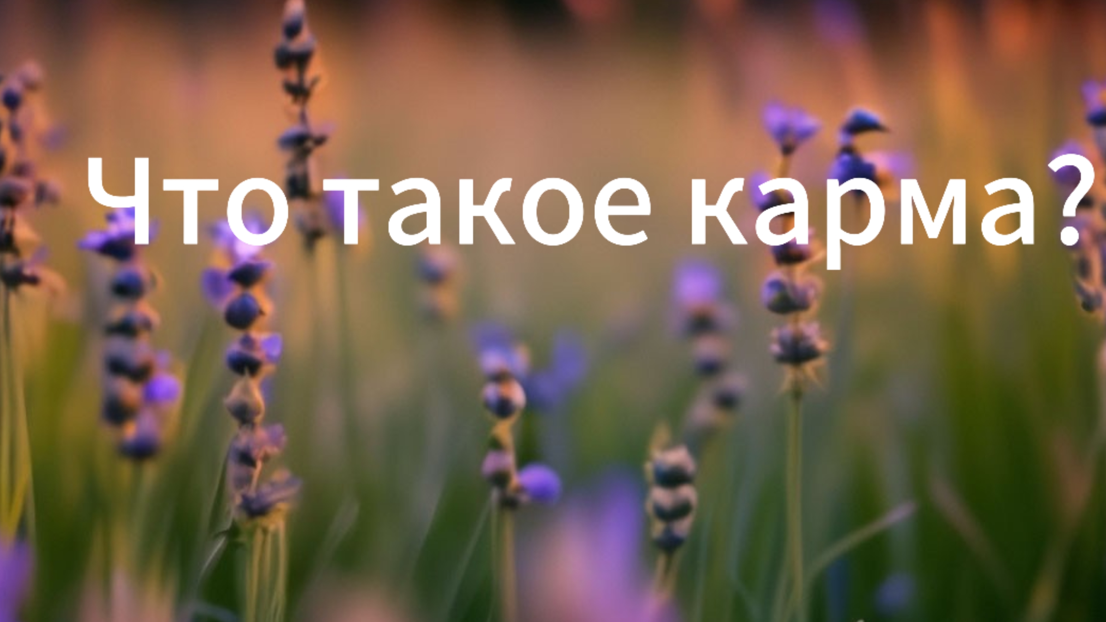 Что такое карма?