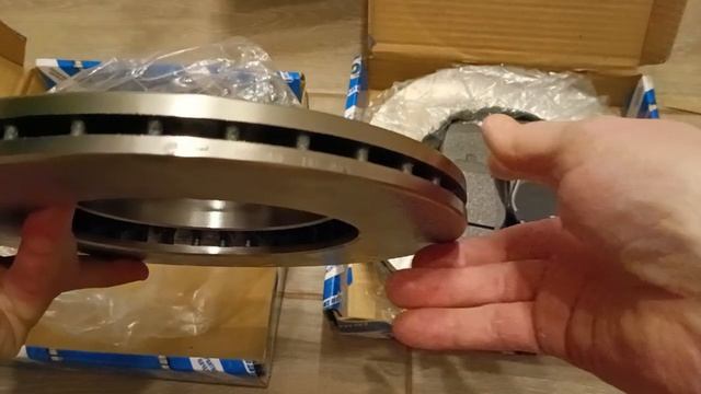 тормозные диски и колодки RIGINAL RGDF4439KIT на Авео Т250