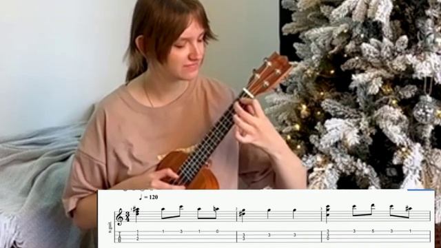 Merry Christmas разбор на укулеле