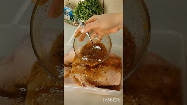 УТКА в цитрусовом маринаде🍊🍋 Мясо получается сочное и очень мягкое😋.mp4