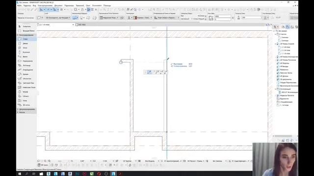 Построение плана в Archicad