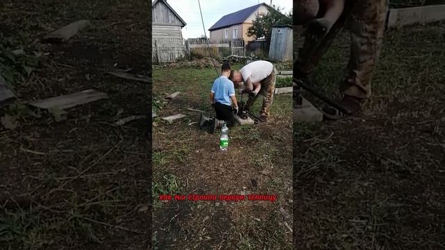 Наша первая теплица