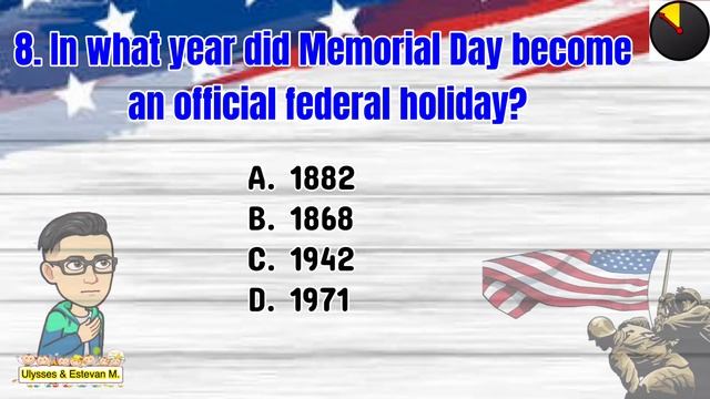 Memorial Day Trivia | 15 Questions And Answers With Multiple Choice | Trivia Quizzes Fun For Kids