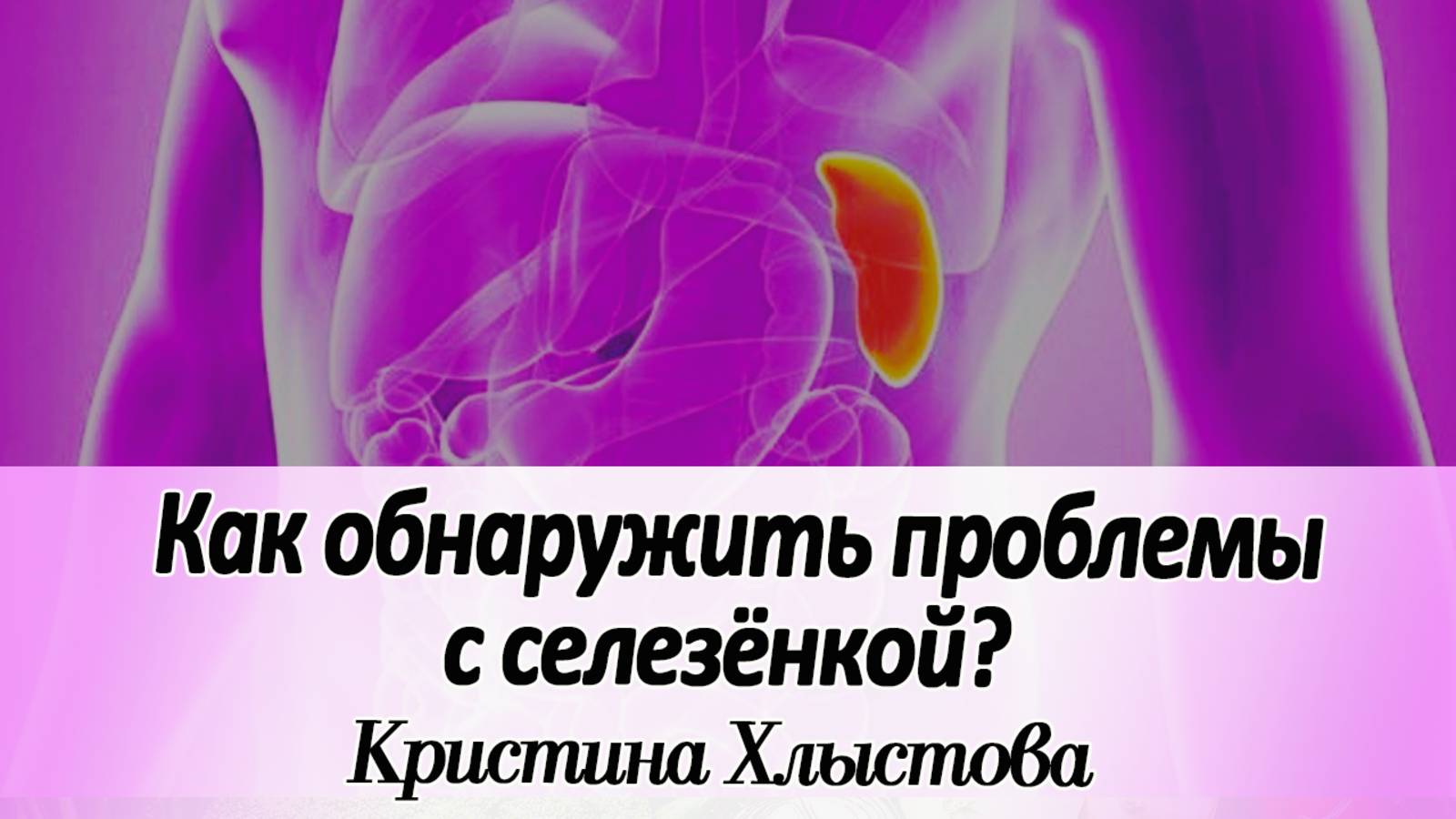 Как обнаружить проблемы с селезёнкой? Ее основные функции в организме | Кристина Хлыстова