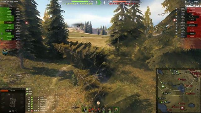 Мир танков. WOT. Уникальный бой уникального разведчика T-100 LT