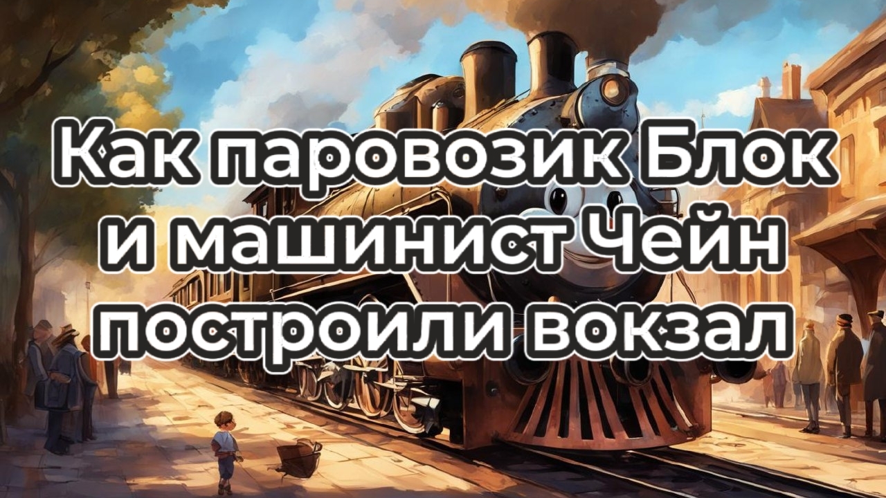 Сказка: «Как паровозик Блок и машинист Чейн построили вокзал»
