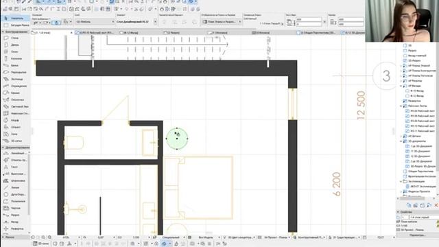 Расстановка мебели в Archicad. Уроки для начинающих