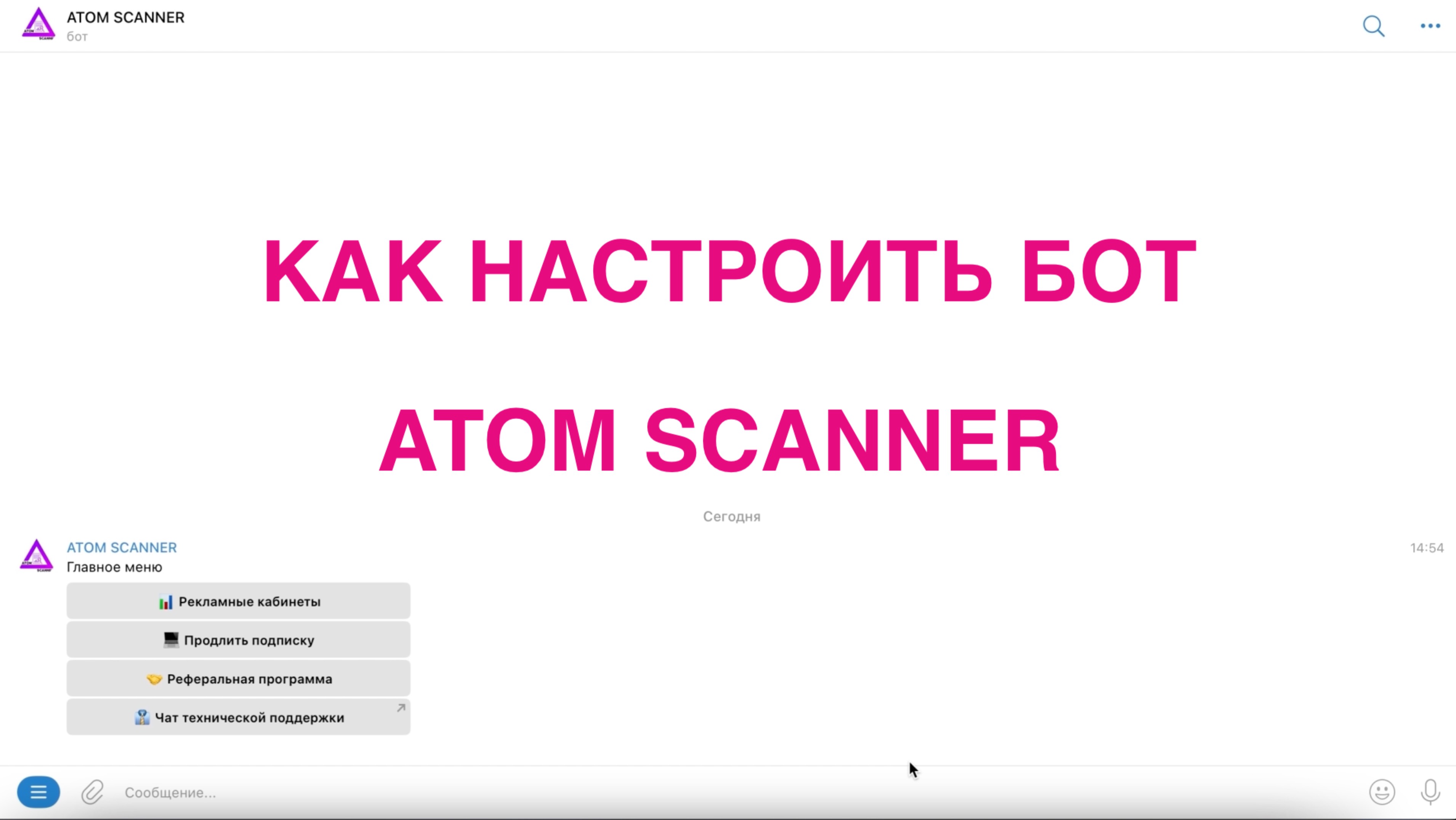 Как бесплатно подключить и настроить ATOM SCANNER, бот аналитики и настройки рекламы на Wildberries