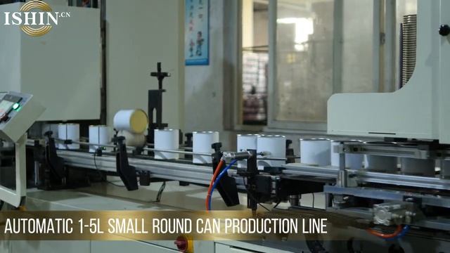 60cpm  1 5L Automatic Round Can Production Line