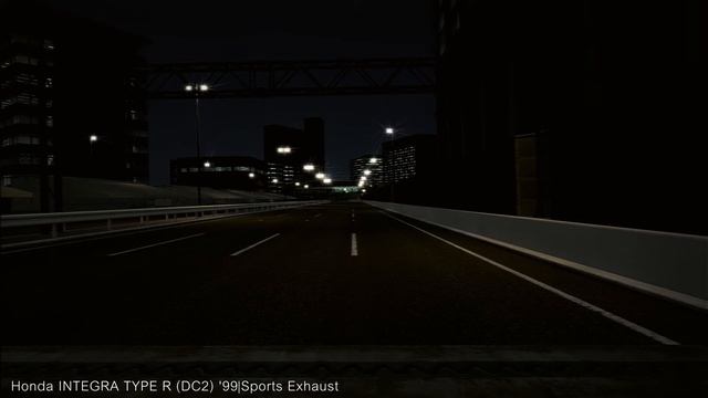 (GT6) Honda INTEGRA TYPE R (DC2) '99 - Exhaust Comparison