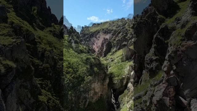 Кавказ, видео с коптера, 13.07.2023