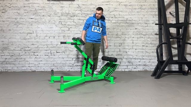 AS-002 — Гиперэкстензия наклонная 45 градусов ｜ DEXsport.ru