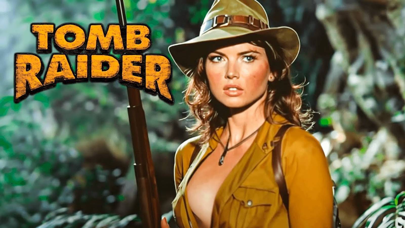 Tomb Raider Lara Croft - 1950s Super Panavision 70