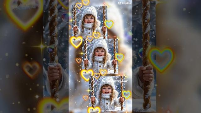 Девчулька на качельках