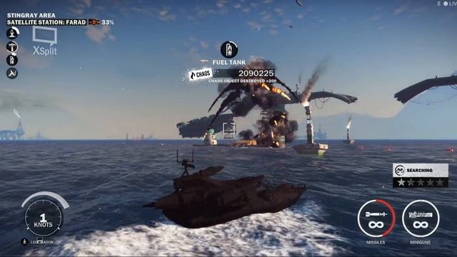 SO MANY THINGS EXPLODING!!!! | Just Cause 3 Bavarium Sea heist #3