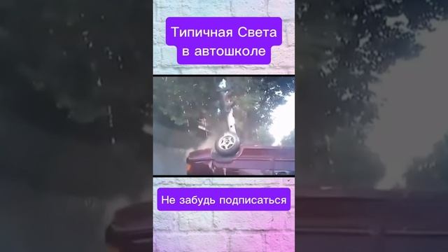 Типичная Света в автошколе прикол #смешноевидео #прикол #топприкол #мемы