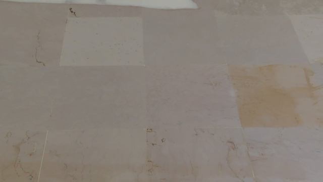 Marble floor grinding and polishing with TITAN 530 VS grinder
