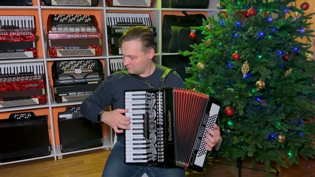 Новогодние аккордеоны от салона Баянист Владимира Бутусова