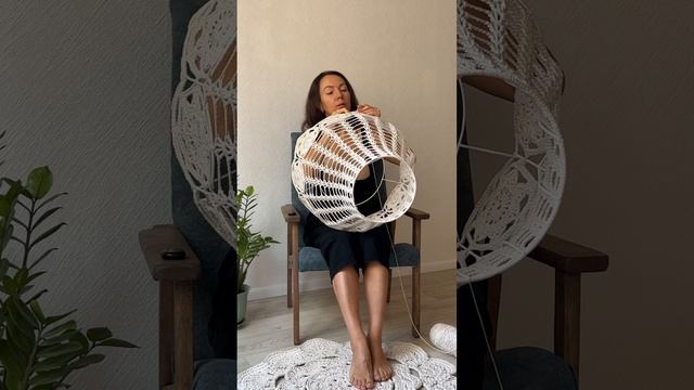 Связала абажур