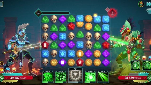 Puzzle Quest 3 - Dok vs Adhemar